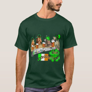 Camiseta Equipe de Bebendo irlandesa