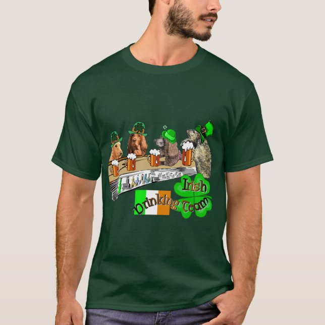 Camiseta Equipe de Bebendo irlandesa (Frente)