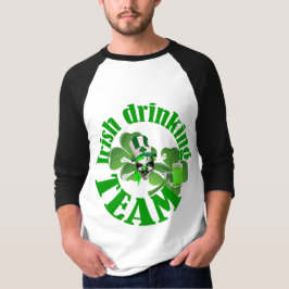 Camiseta Equipe de bebendo irlandesa
