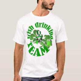 Camiseta Equipe de bebendo irlandesa