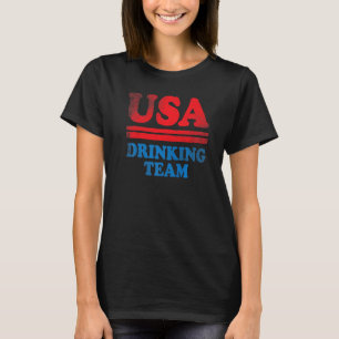 Camiseta Equipe de Bebendo para o Dia da Independência dos