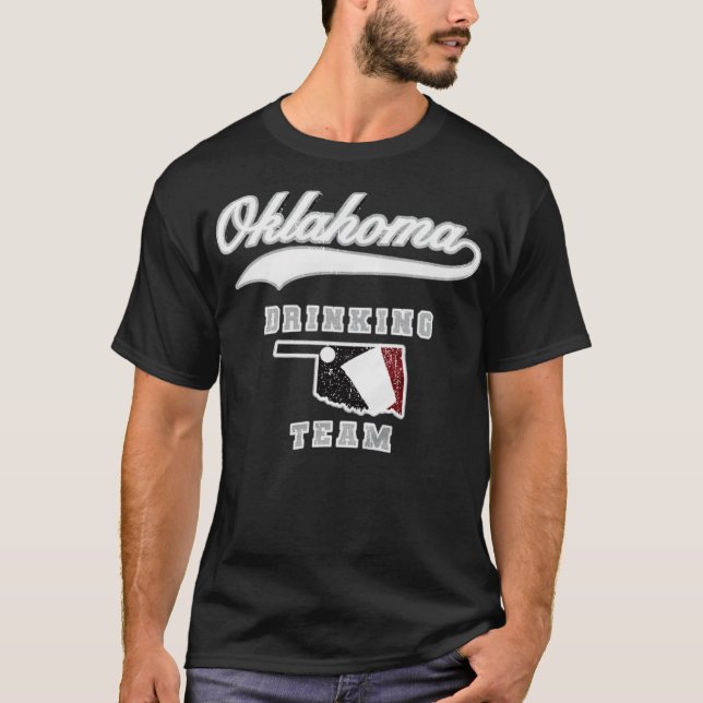 Camiseta Equipe de Bebendos de Oklahoma (Frente)