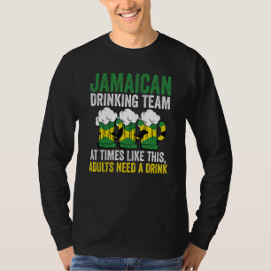 Camiseta equipe de beber jamaicana vezes Jamaica equipe de