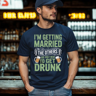 Camiseta Equipe de Bebida da Despedida de Solteiro Noivo De