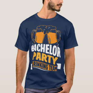 Camiseta Equipe de Bebida da Festa de Despedida de