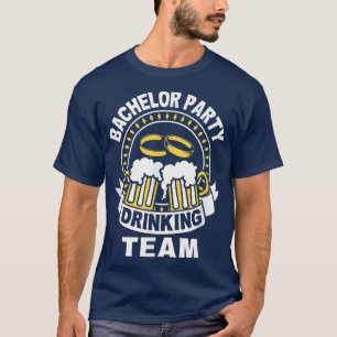 Camiseta Equipe de Bebida da Festa de Despedida de Solteiro