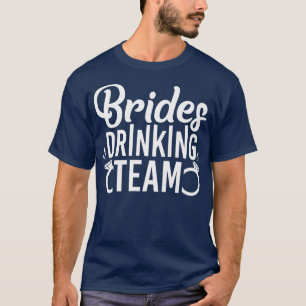 Camiseta Equipe de Bebida da Noiva da Mulher Despedida de S