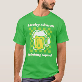 Camiseta Equipe de Bebida do Amuleto da Sorte