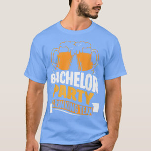 Camiseta Equipe de Bebida Festa de Solteiro Noiva Noivo