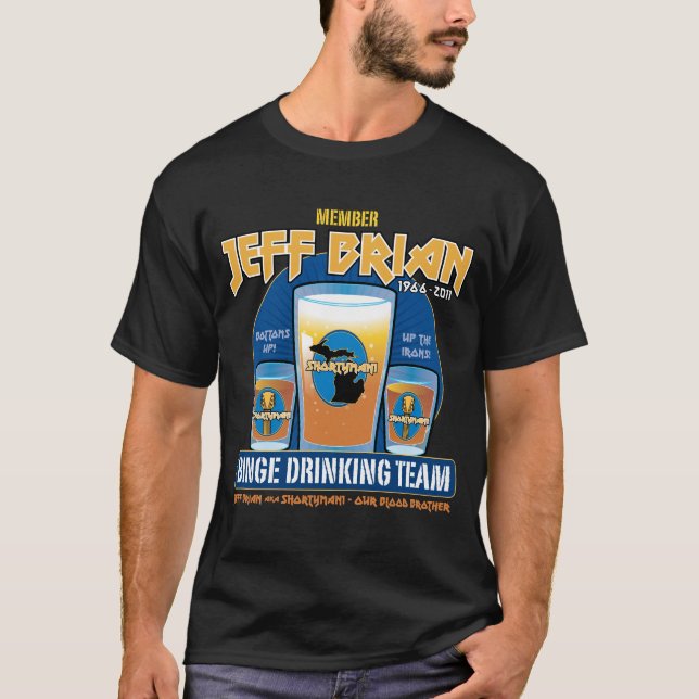 Camiseta Equipe de Bebidas Jeff Brian (Frente)