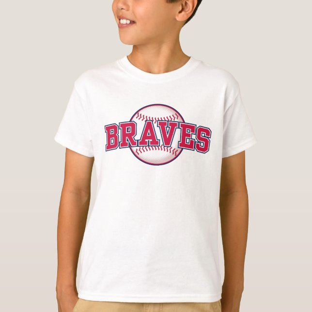 Camiseta Equipe de beisebol Atlanta (Frente)