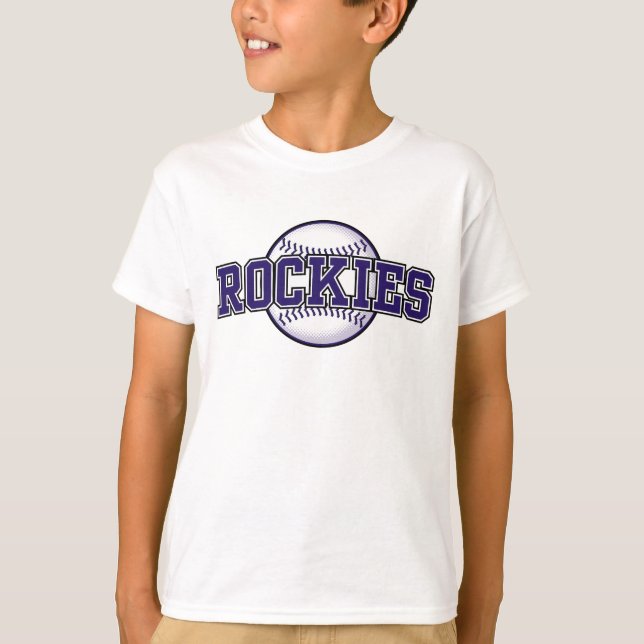 Camiseta Equipe de beisebol Colorado Rockie (Frente)
