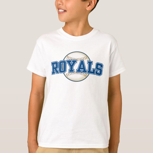 Camiseta Equipe de beisebol Kansas City Royal (Frente)