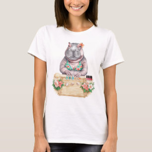 Camiseta Equipe de Beleza Costeira de Manicure