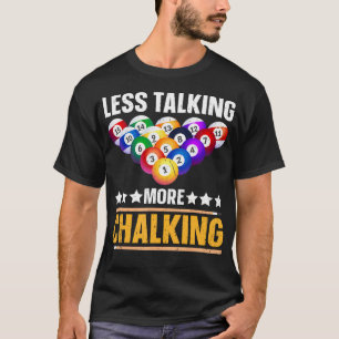 Camiseta Equipe de Bilhar 8 Bola Jogador de Bilhar - B