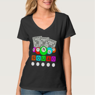 Camiseta Equipe de Bingo Jogador de Bingo Hobby de Loteria 