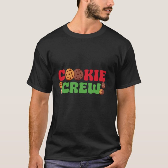 Camiseta Equipe de Biscoitos de Chocolate Doce (Frente)