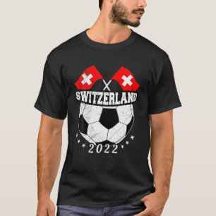 Camiseta Equipe De Bola De suiça Para Homens