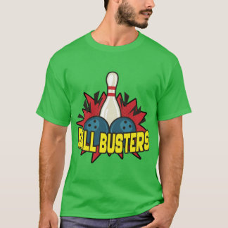 Camiseta Equipe de boliche Ball Busters família