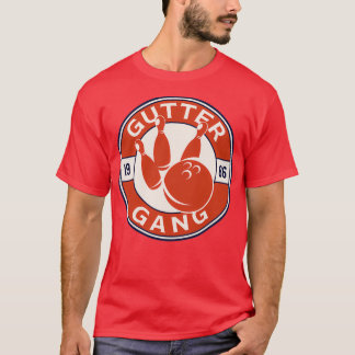 Camiseta Equipe de Boliche da Gutter Gang T
