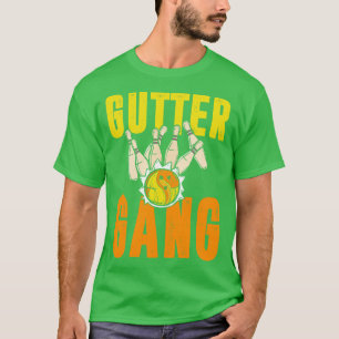 Camiseta Equipe de Boliche de Gutter Boliche Engraçado