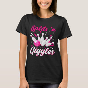 Camiseta Equipe de Boliche Divertidas Divisões e Risadas Bo