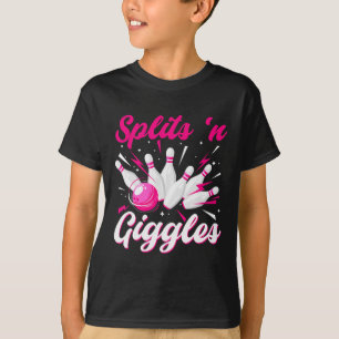 Camiseta Equipe de Boliche Divertidas Divisões e Risadas Bo