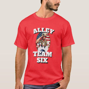 Camiseta Equipe de Boliche Esportes Novidade ALLEY TEAM SIX