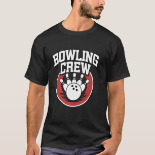 Camiseta Equipe de Boliche Jogadora Pinos de Boliche para M