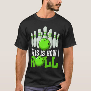 Camiseta Equipe de Boliche Vintage Divertida Amante de Boli