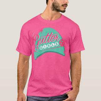 Camiseta Equipe De Boliches De Meninas De Gutter Para Mulhe