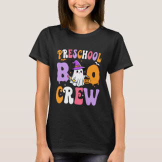 Camiseta Equipe de Boo da Pré-Escola Espantalho Pré-Escola