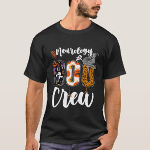 Camiseta Equipe de Boo de Neurologia do Halloween Enfermeir