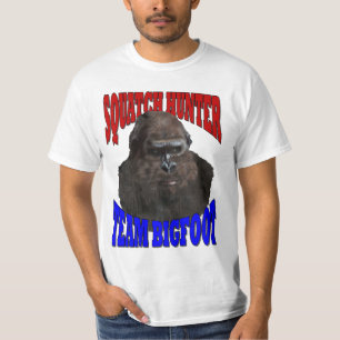 Camiseta Equipe de caça ao quadrado Bigfoot