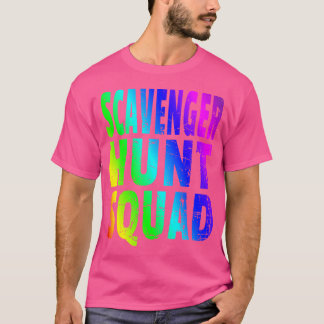 Camiseta Equipe de Caça ao Tesouro Divertida Equipe Corresp