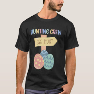 Camiseta Equipe de caça caça ovos de Páscoa crianças pequen