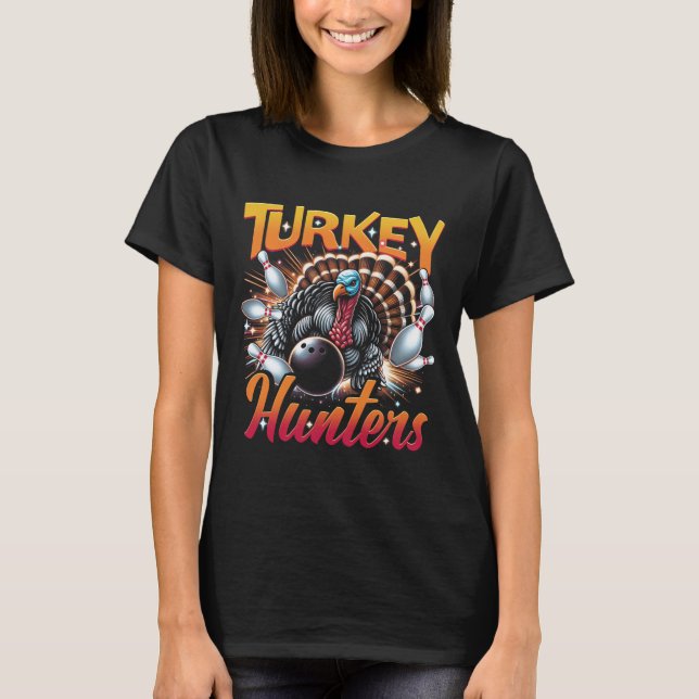 Camiseta Equipe De Caçadores De boliches Da Turquia Para Bo (Frente)