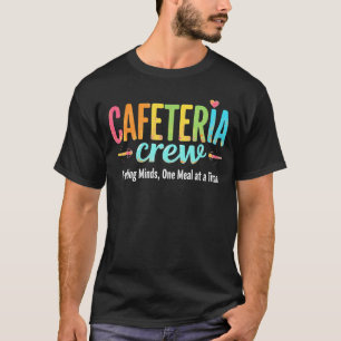 Camiseta Equipe de Cafeteria Escolar Lunch Lady Alimentando