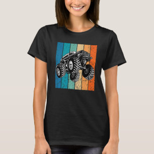 Camiseta Equipe de Caminhão do Monstro do Retro Vintage For