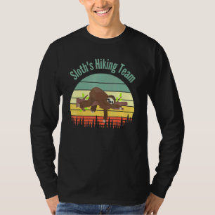 Camiseta Equipe de Caminho de Largura Retroativa