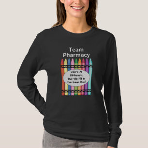 Camiseta Equipe de Camiseiros T-Shirt Técnico da Farmácia E