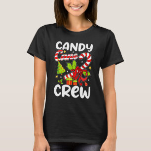 Camiseta Equipe de Cana de Açúcar Natal Doces Crianças Meni