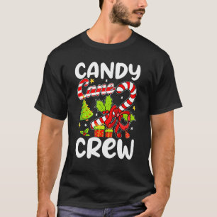 Camiseta Equipe de Cana de Açúcar Natal Doces Crianças Meni