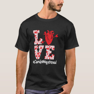 Camiseta Equipe de Cardiologia Amo Sonografista Enfermeira