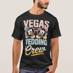 Camiseta equipe de casamento de Vegas festa de despedida de