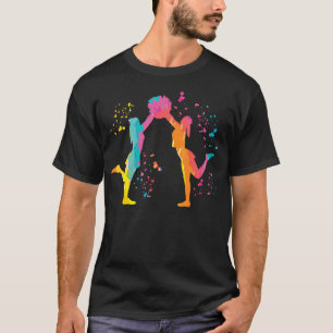 Camiseta Equipe de Cheerleader Amor de Mãe Cheer