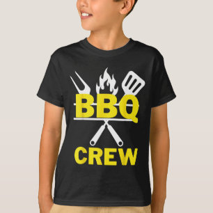 Camiseta Equipe de churrasco engraçada CRIAR Churrasqueiro