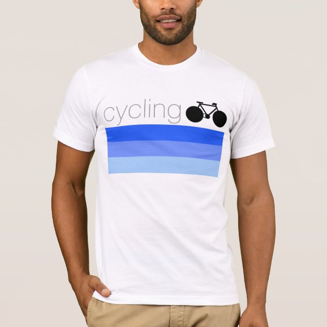 Camiseta equipe de ciclismo - bicicleta-T (Frente)