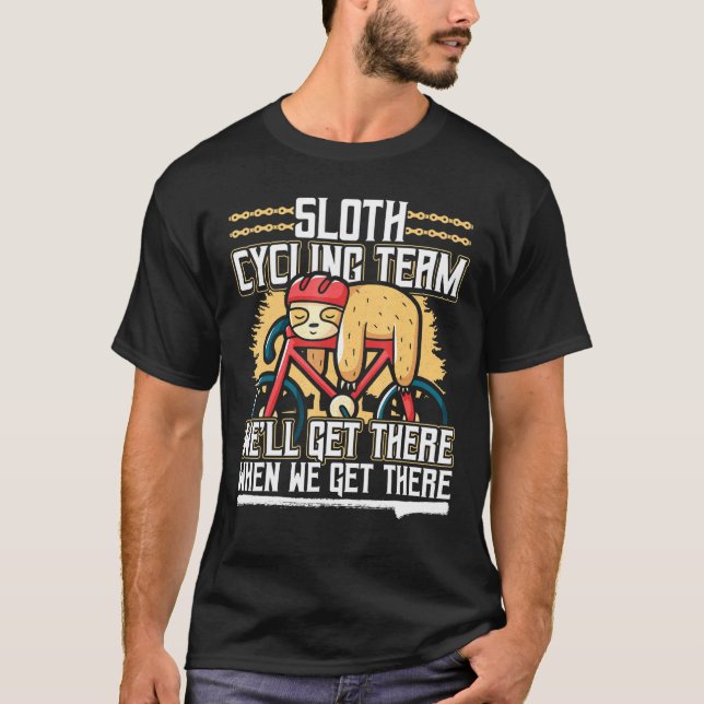 Camiseta Equipe de ciclismo de lama (Frente)