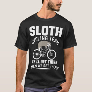 Camiseta Equipe de ciclismo preguiçoso Engraçado Mtb ciclan